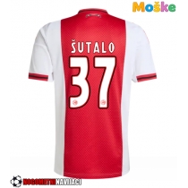 Moške Nogometnih dresov Ajax Josip Sutalo #37 Domači 2025-26 Kratki rokavi